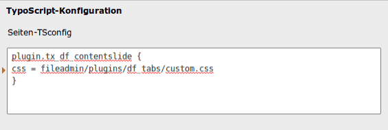 TSconfig
