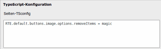 Remove page TSconfig tab