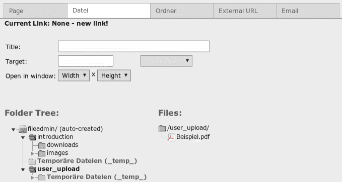Insert file