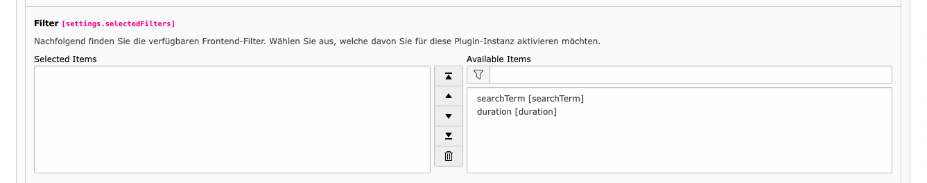 TYPO3 Video Extensions Filter